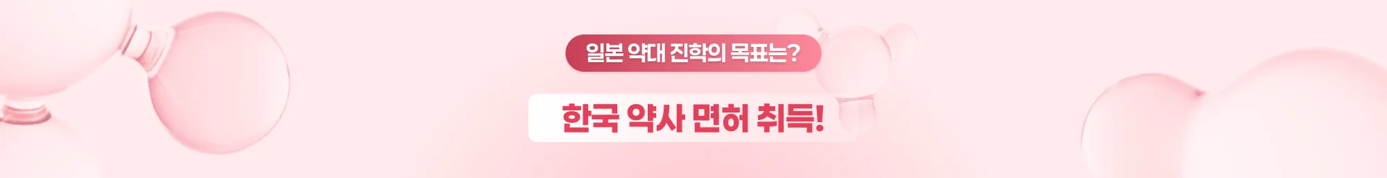 일본 약대 진학의 목표는? 한국 약사 면허 취득!